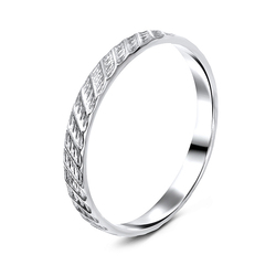 Unique Pattern Silver Ring NSR-838